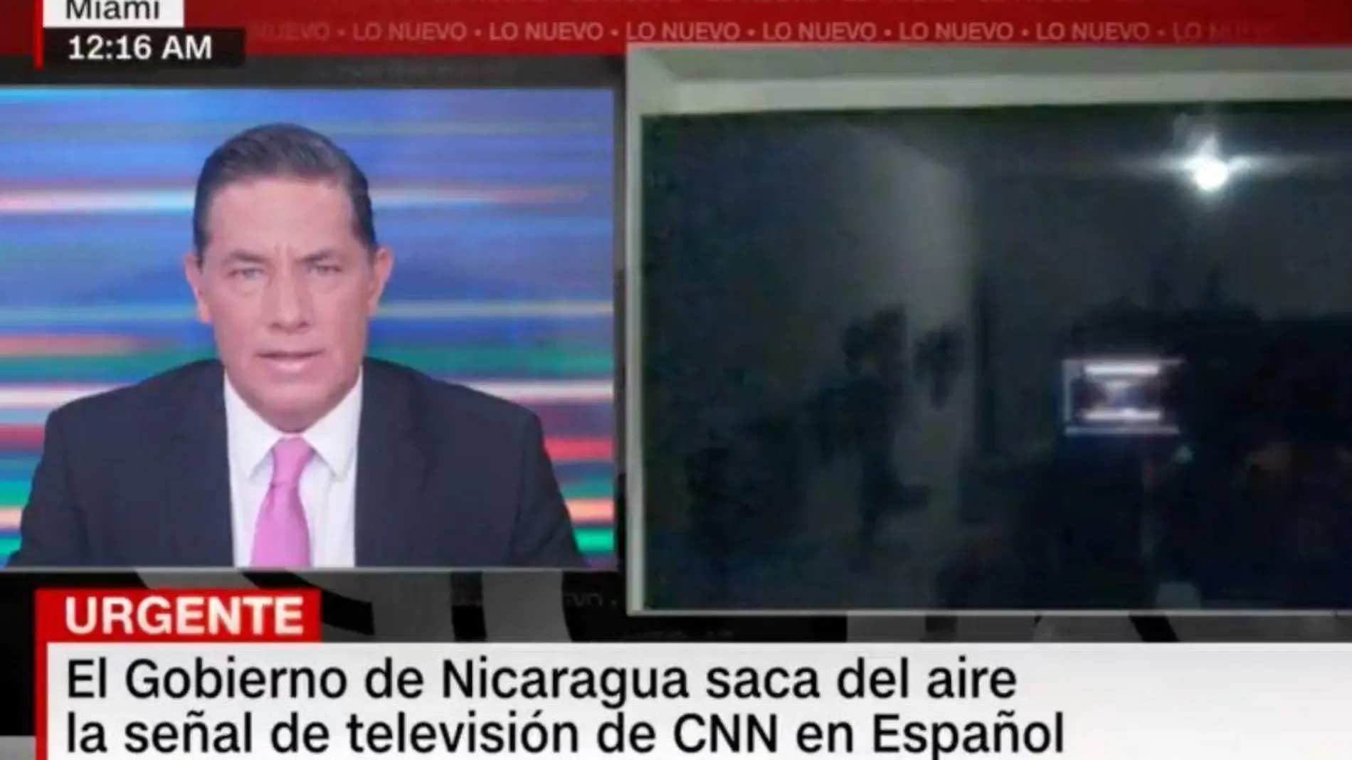 Gobierno de Nicaragua bloquea transmisiones de CNN